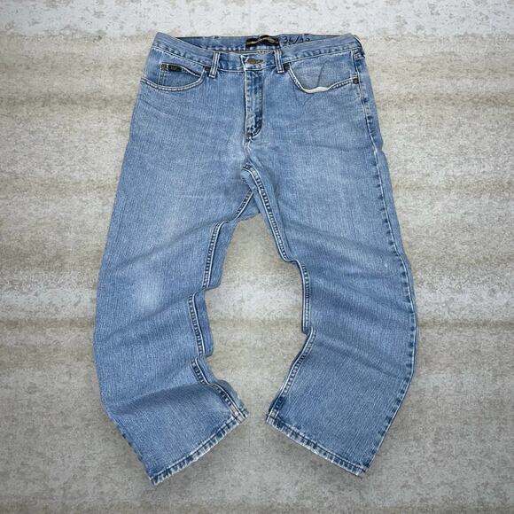 Lee Jeans Light Wash Denim Regular Straight Leg Fit - Picture 2 of 4